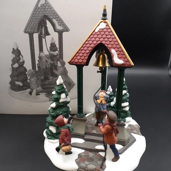 Department 56 Other - Dept. 56 Heritage Village 1996 Special Event Christmas Bells #98711 Excellent